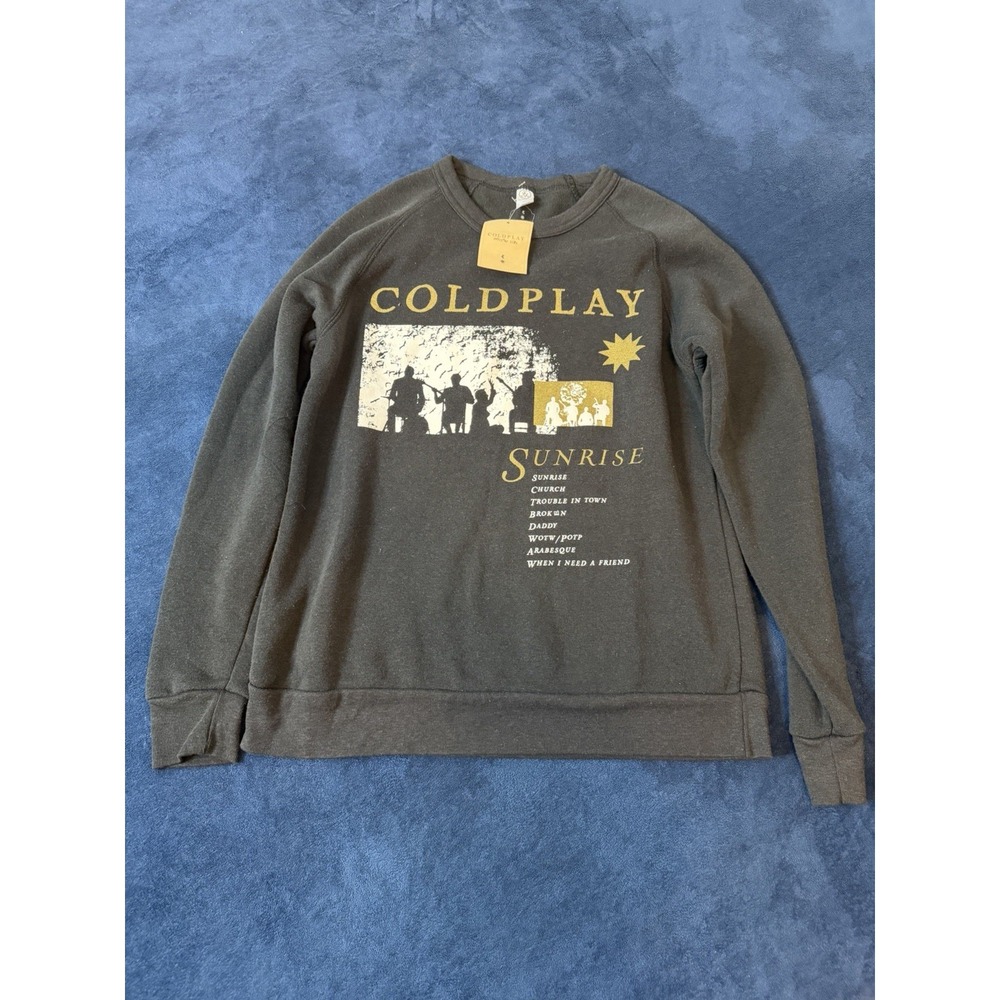 Coldplay Live In Jordan Men Crewneck Size M Everyday Life Tour Merch Sweatshirt